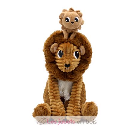 Peluche lion papa et son bébé DE76210 Les Déglingos 6