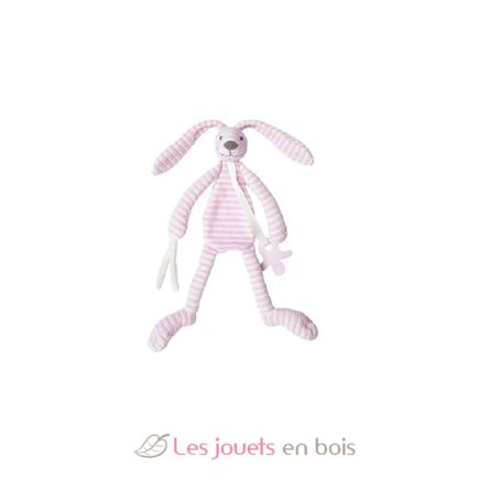 Doudou lapin rose Reece 26 cm HH-130614 Happy Horse 1