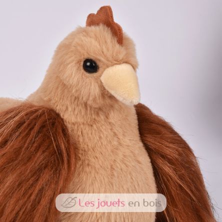 Peluche Poule Poulette marron roux 20 cm HO3444 Histoire d'Ours 2