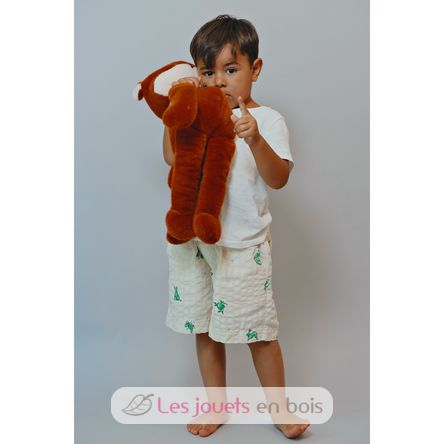 Peluche Renard Méloé fauve 56 cm MA0198 Maïlou Tradition 5