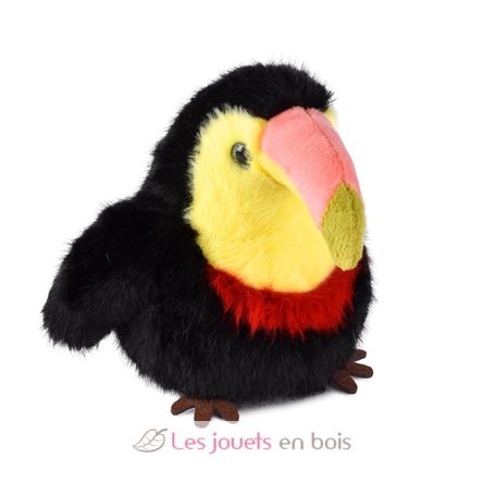 Peluche oiseau Toucan 15 cm HO3443 Histoire d'Ours 1