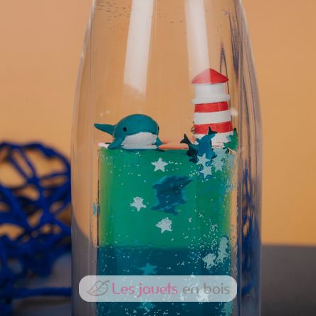 Bouteille sensorielle Move Baleine PB85794 Petit Boum 7