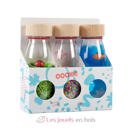 3 Bouteilles sensorielles Eco PB47650 Petit Boum 2