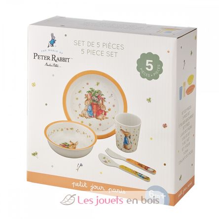 Coffret 5 pièces Pierre Lapin abricot PJ-BP701T Petit Jour 3