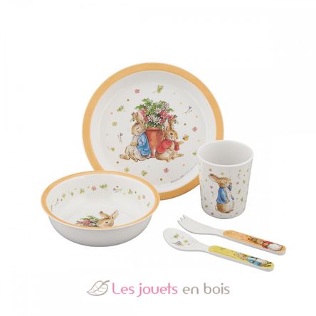 Coffret 5 pièces Pierre Lapin abricot PJ-BP701T Petit Jour 1