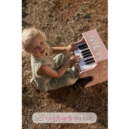 Piano en bois rose Safari Friends LD7477 Little Dutch 5