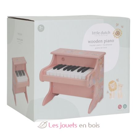 Piano en bois rose Safari Friends LD7477 Little Dutch 6