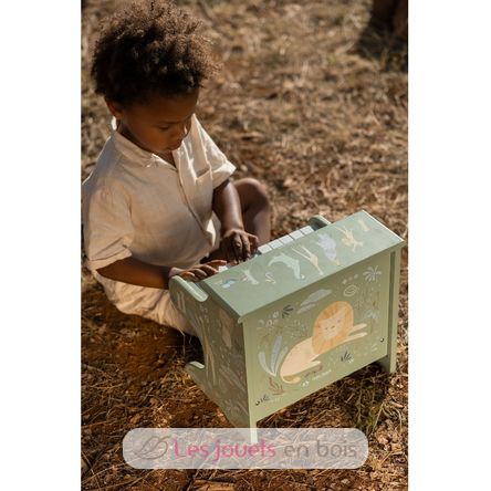 Piano en bois vert Safari Friends LD7476 Little Dutch 5
