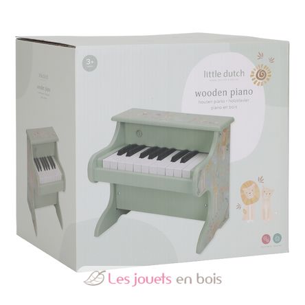 Piano en bois vert Safari Friends LD7476 Little Dutch 6