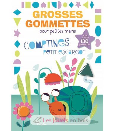 Grosses gommettes Comptines Petit escargot PI-1110 Piccolia 1