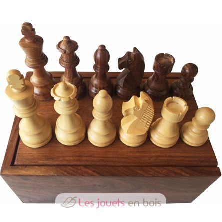 Pièces échecs classiques T5 Roi 95 mm WJ-EPCL95S Wilson Jeux 2