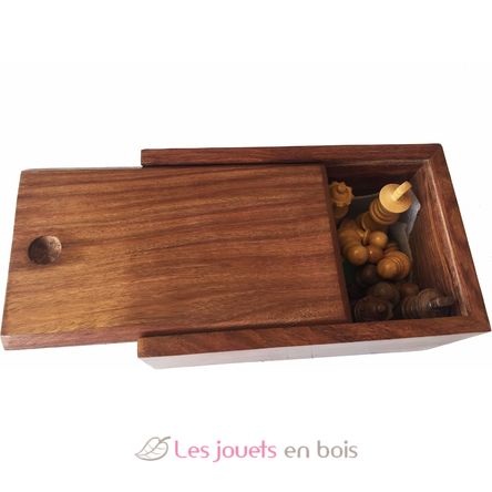 Pièces échecs classiques T5 Roi 95 mm WJ-EPCL95S Wilson Jeux 3