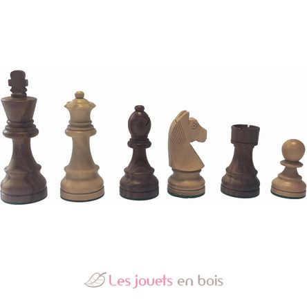 Pièces échecs classiques T5 Roi 95 mm WJ-EPCL95S Wilson Jeux 1