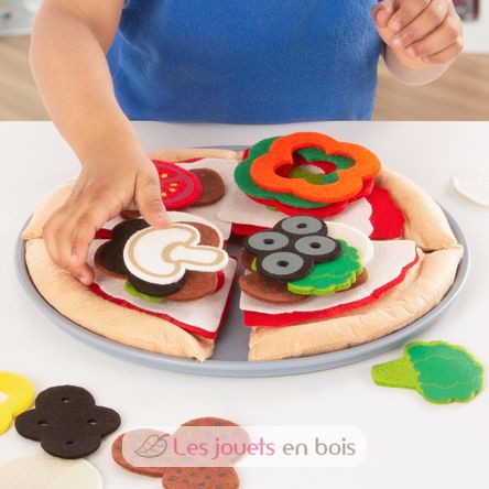 Pizza en feutre M&D13974-4028 Melissa & Doug 4