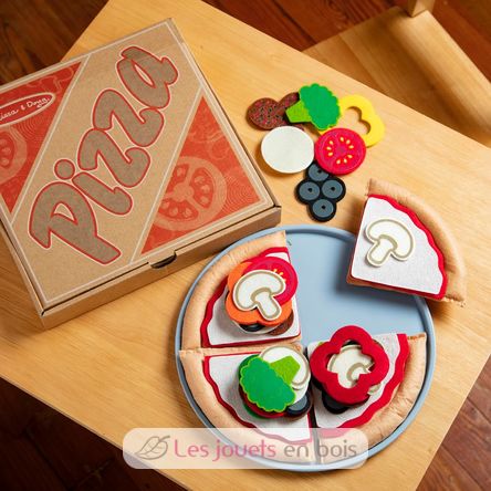 Pizza en feutre M&D13974-4028 Melissa & Doug 5