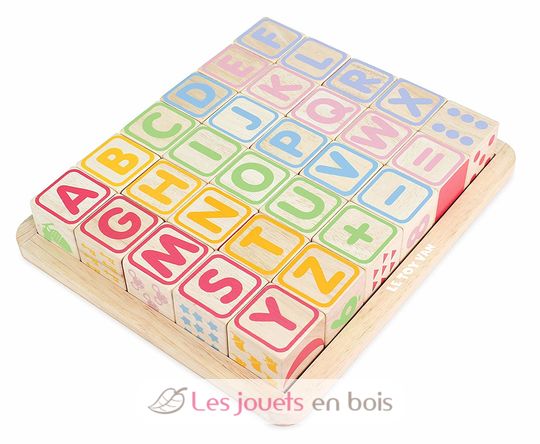 Blocs en bois ABC LTV-PL101 Le Toy Van 1