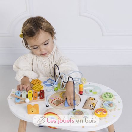 POP Table musicale en bois enfant jouet d'éveil musical montessori