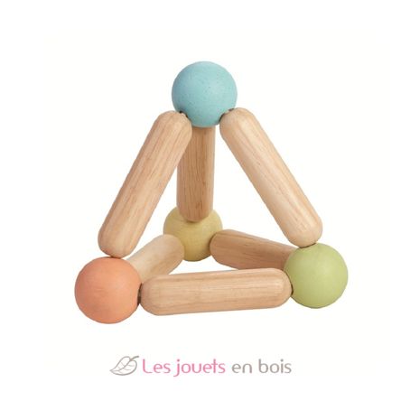 Hochet triangle pastel PT5256 Plan Toys 3