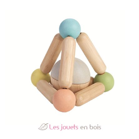 Hochet triangle pastel PT5256 Plan Toys 1