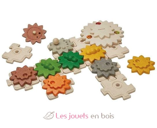 Puzzles engrenages PT5394 Plan Toys 3