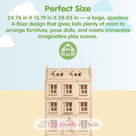Grande maison de poupées Victorienne PT7167 Plan Toys 3