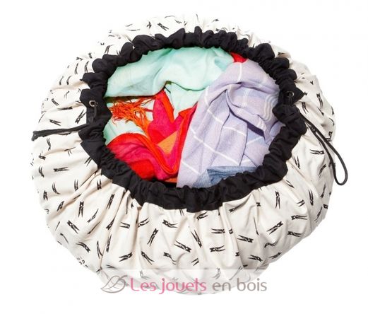 PLAY & GO - Sac de rangement pour jouets motifs croix - Enfant