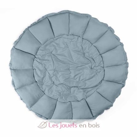 Tapis de jeu bébé coton bio Bloom Bleu PG-DUSTY-BLUE Play and Go 2