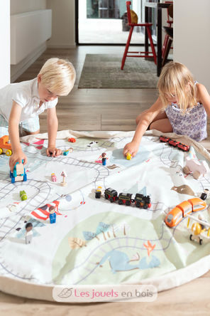Sac de rangement - Train Ours PG-trainmap Play and Go 7