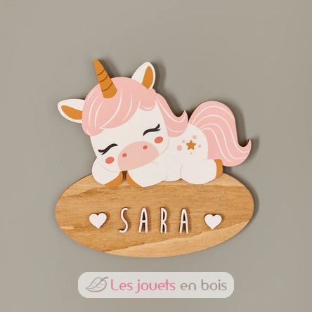 Plaque de porte personnalisable Licorne VI-PLP02 Vintiun 2