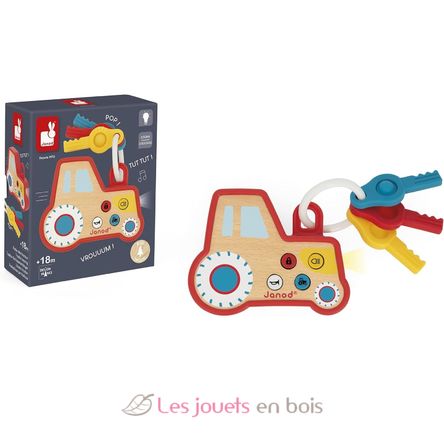 Porte-clés tracteur sonore et lumineux J03331 Janod 7
