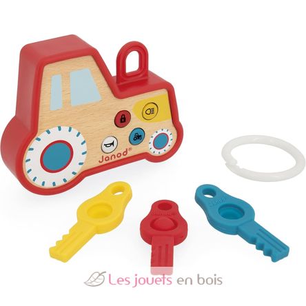 Porte-clés tracteur sonore et lumineux J03331 Janod 2