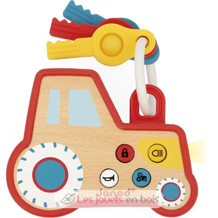 Porte-clés tracteur sonore et lumineux J03331 Janod 4
