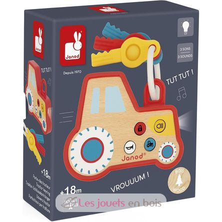 Porte-clés tracteur sonore et lumineux J03331 Janod 6