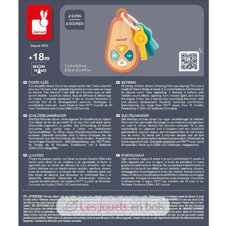 Porte-clés sonore J05320 Janod 6