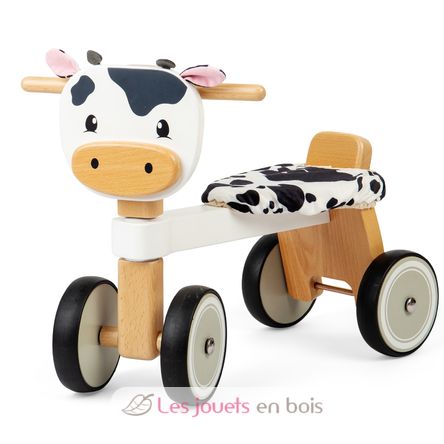 Porteur en bois Vache BJ36057 Bigjigs Toys 1