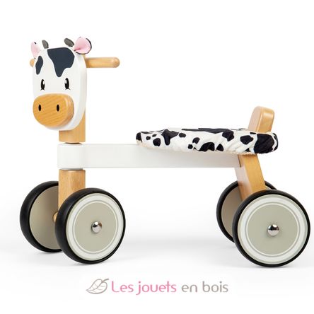 Porteur en bois Vache BJ36057 Bigjigs Toys 4