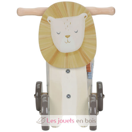 Porteur lion en bois LD7481 Little Dutch 3
