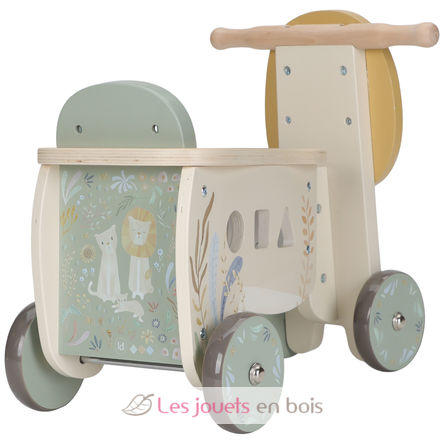 Porteur lion en bois LD7481 Little Dutch 6