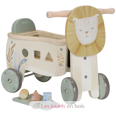 Porteur lion en bois LD7481 Little Dutch 8