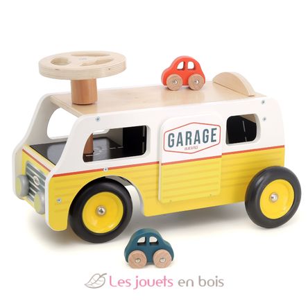 Porteur Van garage en bois V1059 Vilac 2