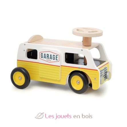 Porteur Van garage en bois V1059 Vilac 3