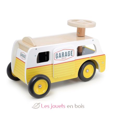Porteur Van garage en bois V1059 Vilac 4