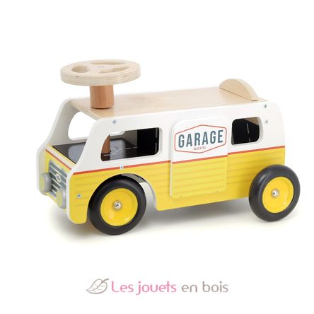 Porteur Van garage en bois V1059 Vilac 5