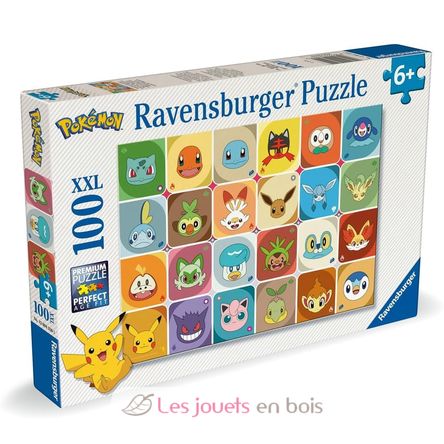 Puzzle Portraits de Pokémon 100 pcs XXL RAV12004320 Ravensburger 1