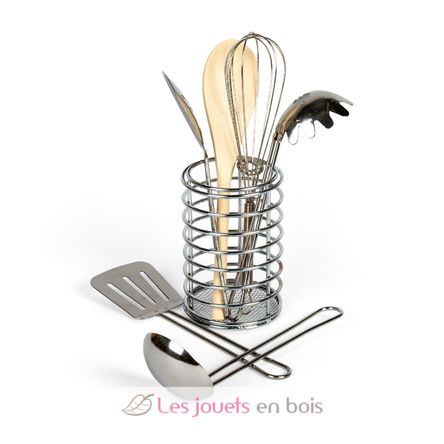 Pot avec ustensiles de cuisine BJ37041 Bigjigs Toys 1