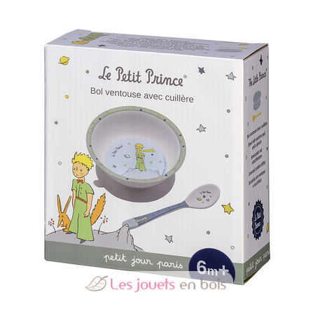 Bol ventouse avec cuillère Le petit Prince PJ-PP702R Petit Jour 2