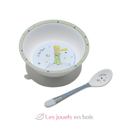 Bol ventouse avec cuillère Le petit Prince PJ-PP702R Petit Jour 1