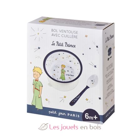 Bol ventouse avec cuillère Le Petit Prince bleu PJ-PP702U Petit Jour 2