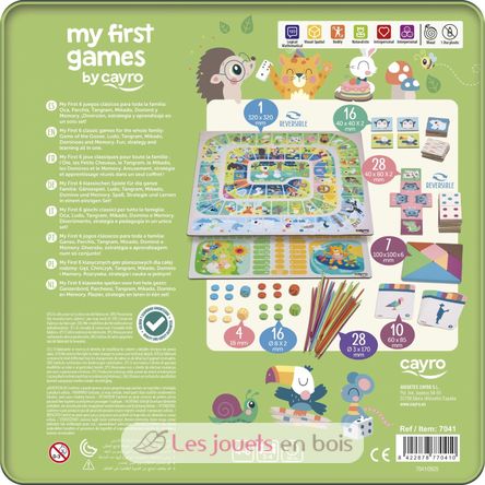 Mes premiers jeux de société CA7041 Cayro 5
