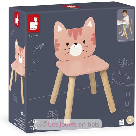 Chaise enfant Chat J09659 Janod 4
